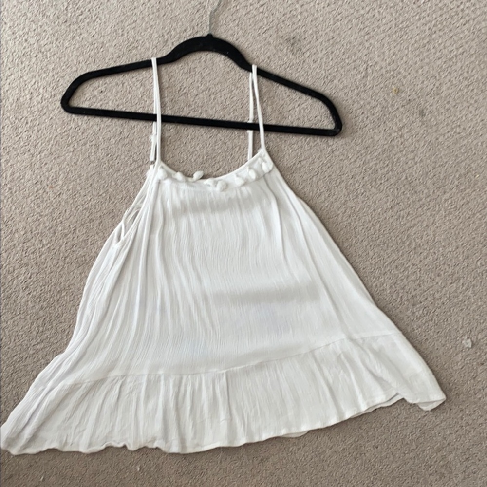 white tank top blouse